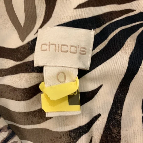 Chicos animal print shirt, size small - Picture 5 of 13